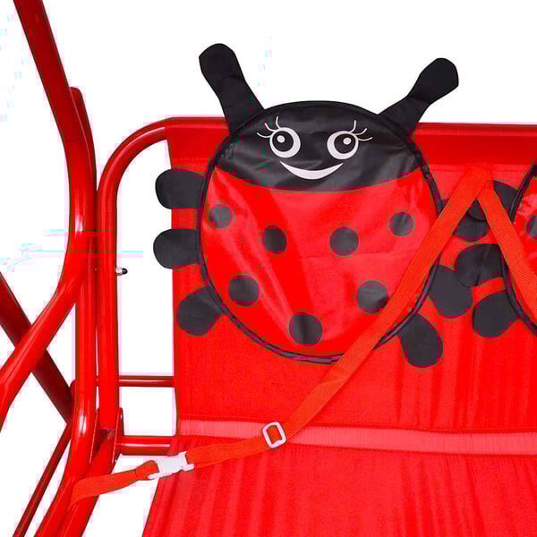 vidaXL Kids Swing Seat Red