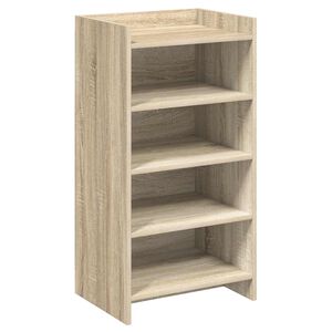 vidaXL Shoe Cabinet Sonoma Oak 48 x 36 x 92 cm Engineered Wood