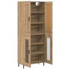 vidaXL Highboard 2 pcs Artisan Oak Engineered Wood