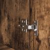 vidaXL Highboard Smoked Oak 70x35x180 cm Engineered Wood
