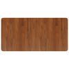vidaXL Bathroom Countertop Dark Brown 100x50x1.5cm Treated Solid Wood