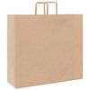vidaXL Paper Bags 50 pcs with Handles Brown 54x15x49 cm