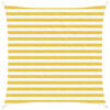 vidaXL Sunshade Sail Yellow and White 2 x 2 m HDPE