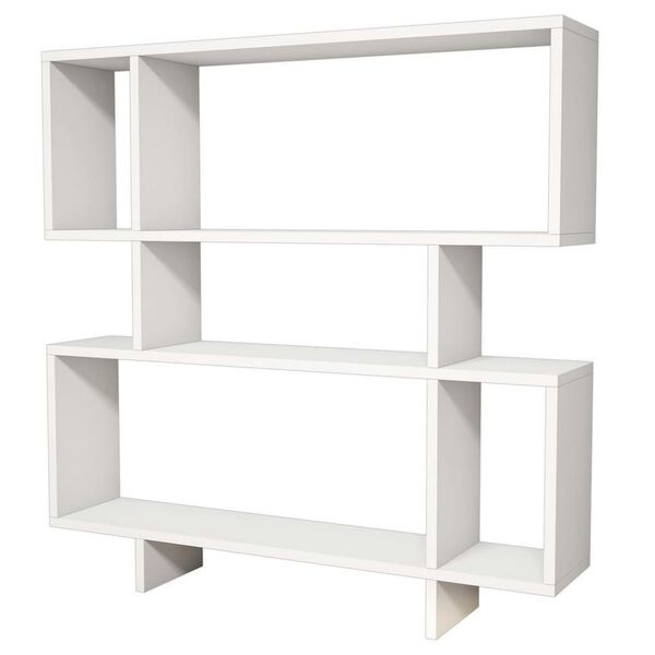 Homemania Bookcase Hera 100x22x111cm White