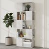 vidaXL Book Cabinet Room Divider Concrete Grey 60x24x155 cm