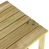 vidaXL Sunbed Table Brown 40 x 40 x 36 cm Impregnated pine wood