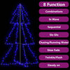 vidaXL Christmas Cone Tree 200 LEDs Indoor and Outdoor 98x150 cm
