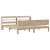 vidaXL Bed Frame with Headboard without Mattress 200x200 cm