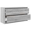 vidaXL TV Cabinet Grey Sonoma 100x35x54 cm Engineered Wood