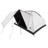vidaXL Camping Tent 6-Person White Blackout Polyester and Steel