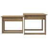 vidaXL Coffee Table Set 2 pcs Artisan Oak Engineered Wood