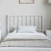 vidaXL Metal Replace Headboard White 100 cm