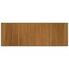 vidaXL Rug Rectangular Brown 70x200 cm Bamboo