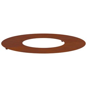 vidaXL suitable for Flat Tree Ring Brown &Oslash;30 / 60 cm Weathering Steel