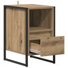 vidaXL Bedside Table Artisian Oak 39.5 x 30 x 50 cm Engineered Wood