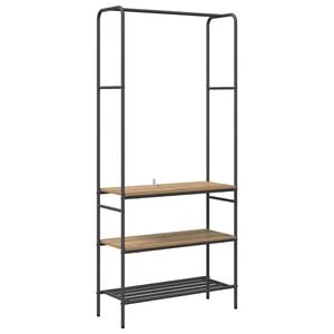 vidaXL Clothes Rack Artisan Oak 77 x 30 x 171 cm Engineered Wood