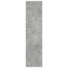 vidaXL Wardrobe Concrete Grey 30x50x200 cm Engineered Wood