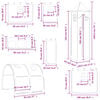 vidaXL Curtains for Loft Bed with Tunnel and Tower Pink