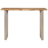 vidaXL Dining Table 110x50x76 cm Solid Wood Acacia