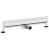 vidaXL Wall Mounted Shower Drain Silver 70 cm Stainless Steel 304