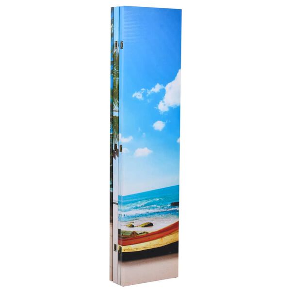 vidaXL Folding Room Divider 200x170 cm Beach