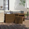 vidaXL 3 Piece Garden Box Set Honey Brown Solid Wood Pine