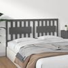 vidaXL Bed Headboard Grey 165.5x4x100 cm Solid Wood Pine