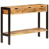 vidaXL Sideboard | Brown | Solid mango wood, powder-coated steel | Medium