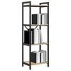 vidaXL Bookshelf Sonoma Oak 40 x 30 x 119 cm Engineered Wood