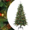 vidaXL Artificial Hinged Christmas Tree Green 120 cm PE and PVC