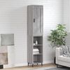 vidaXL Highboard Grey Sonoma 34.5x34x180 cm Engineered Wood