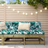 vidaXL Garden Middle Sofas 2 pcs Impregnated Wood Pine
