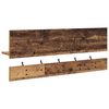 vidaXL Wall-Mounted Coat Rack Old Wood 90 x 15 x 36 cm Engineered wood