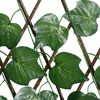 vidaXL Artificial Grape Leaf Trellis Expandable Green 5 pcs 190x60 cm