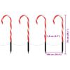 Ambiance Christmas Candy Cane Lights Set 4 pcs