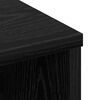 vidaXL Headboard Cabinet Black Oak 220 x 19 x 101.5 cm Engineered Wood