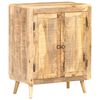 vidaXL Sideboard 60x35x76 cm Rough Mango Wood