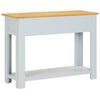 vidaXL Console Table 83x30x73 cm Solid Oak Wood