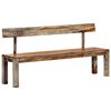 vidaXL Bench 160 cm Grey Solid Acacia Wood