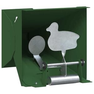 vidaXL Pellet Trap Green 14 x 14 x 19 cm Steel