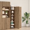 vidaXL Highboard 2 pcs Artisan Oak 50 x 42.5 x 185 cm