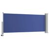 vidaXL Patio Retractable Side Awning 100x300 cm Blue