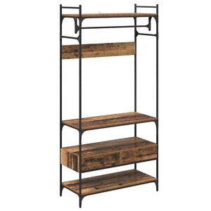 vidaXL Wardrobe Old wood 89 x 39 x 184.5 cm Engineered Wood