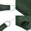 vidaXL Sunshade Sail 160 g/m&sup2; Dark Green 5x8 m HDPE