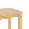 vidaXL Dining Table Panama 112x60x75 cm Solid Wood Pine