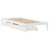 vidaXL Bed Frame without Mattress White 90x200 cm Solid Wood Pine