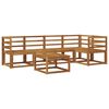 vidaXL Sofa Set 6 pcs Natural Solid Acacia Wood