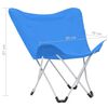 vidaXL Butterfly Camping Chairs 2 pcs Foldable Blue