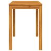 vidaXL Garden Dining Table 110x55x75 cm Solid Wood Acacia