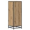 vidaXL Bathroom Furniture Set with Door Artisan Oak 35 x 37.5 x 100 cm
